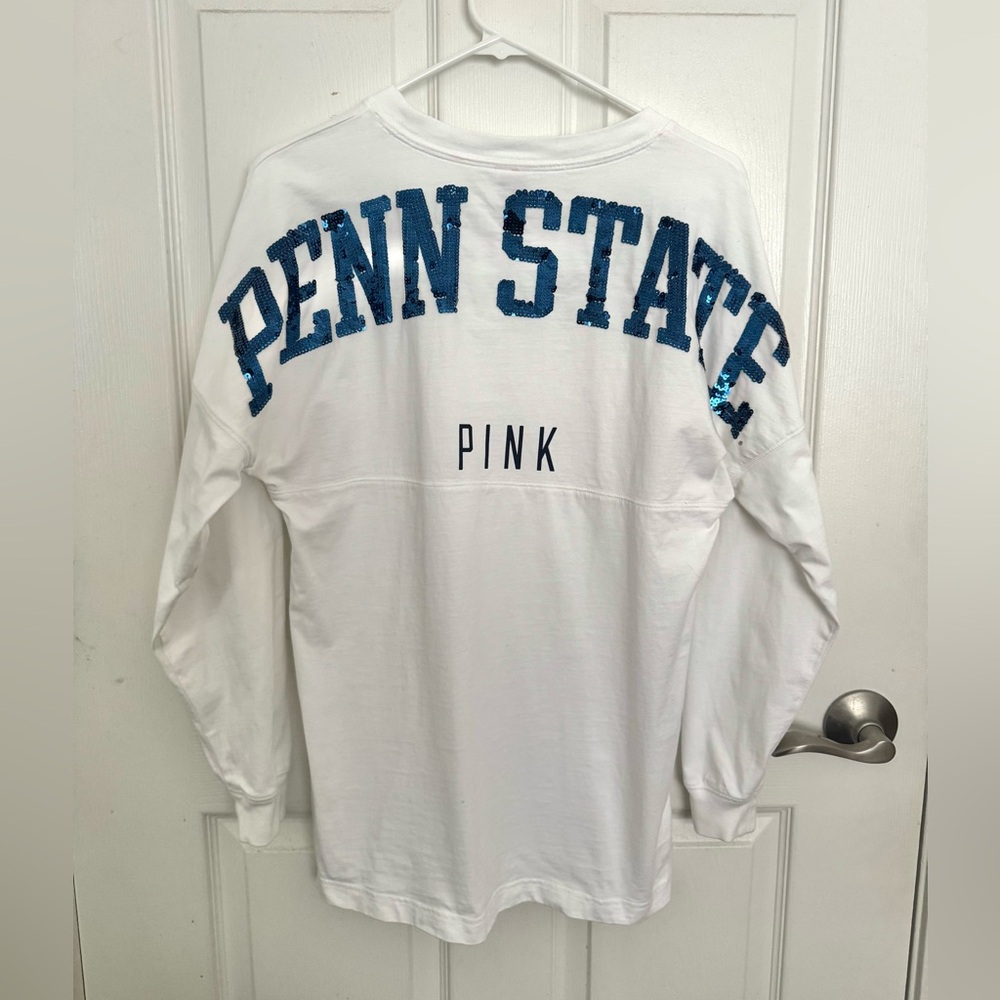 Victoria’s Secret PINK & 5th & Ocean Penn State Sequin Shirt